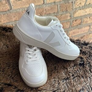 Veja White Sneakers. Size 8.